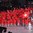 PYEONGCHANG, SOUTH KOREA - FEBRUARY 9: Athletes from Switzerland walk out during the Opening Ceremonies of the 2018 Olympic Winter Games. (Photo by Matt Zambonin/HHOF-IIHF Images)

